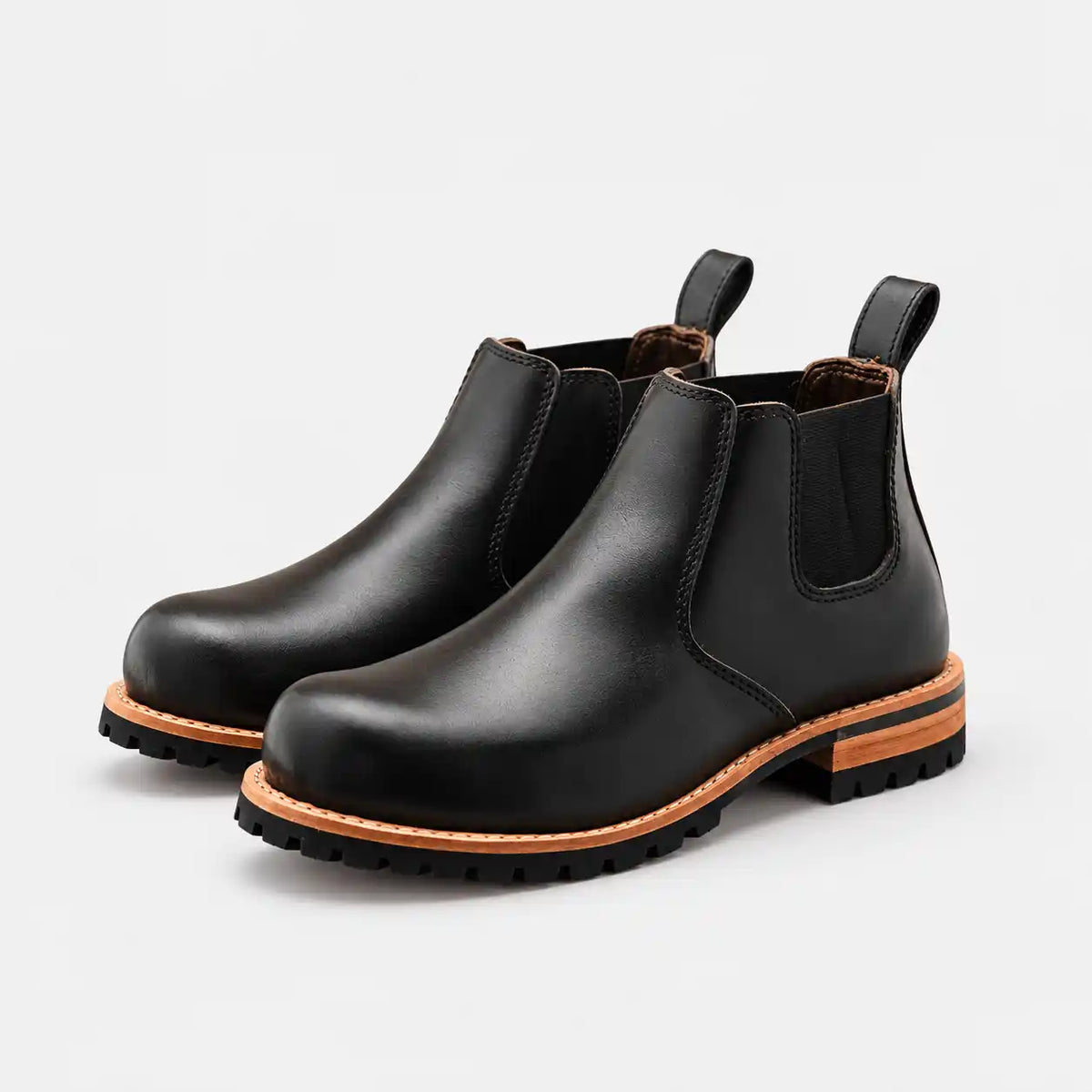 The Rowan — Handcrafted Chelsea Boot - Black