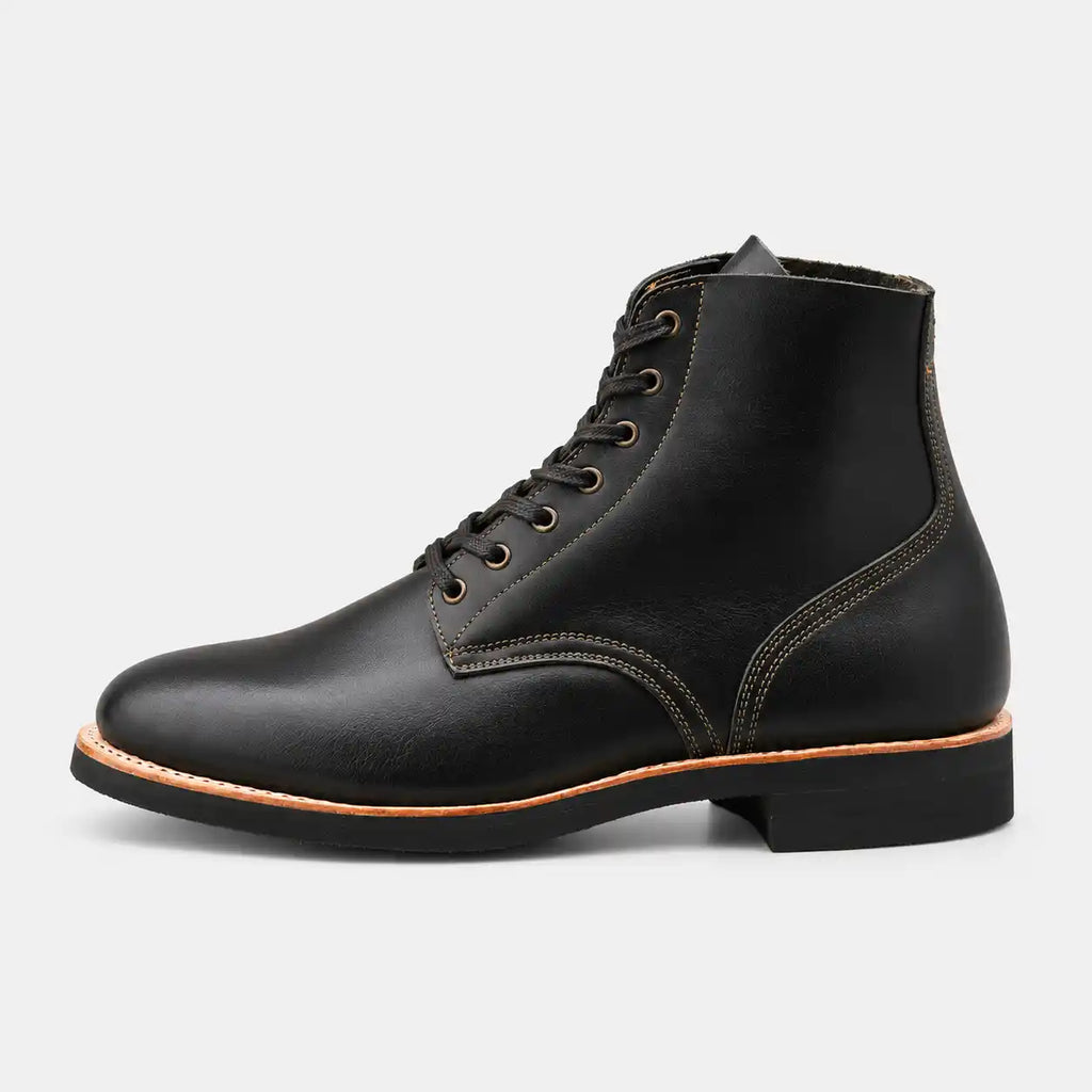 The Sterling — Handcrafted Service Boot - Black