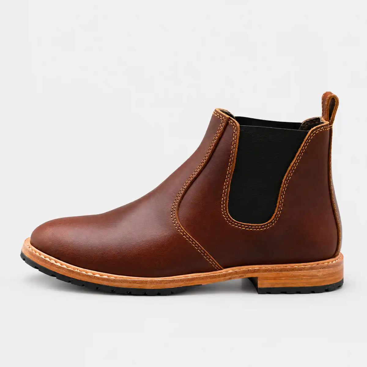 The Ellery — Bespoke Chelsea Boot - Saddle Tan