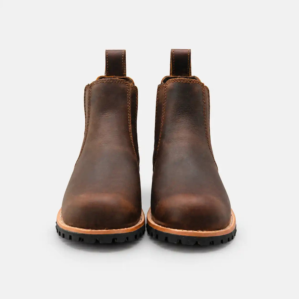 The Rowan — Handcrafted Chelsea Boot - Vintage Brown