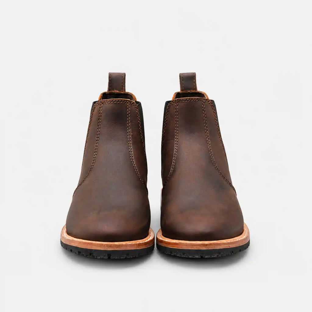The Ellery — Bespoke Chelsea Boot - Vintage Brown