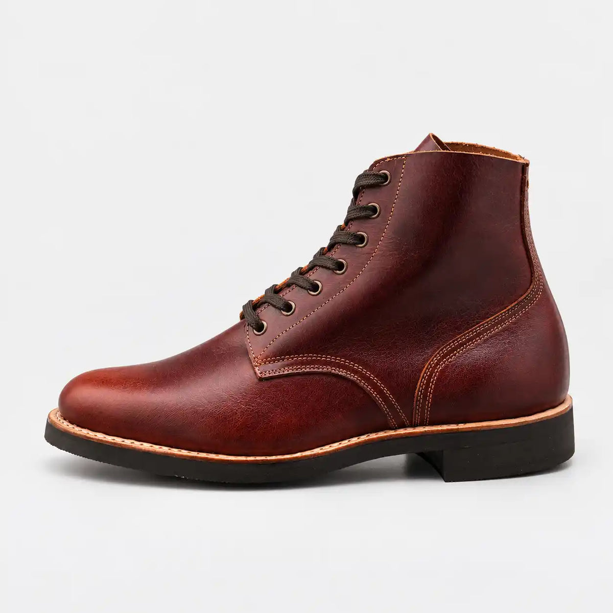 The Sterling — Handcrafted Service Boot - Saddle Tan