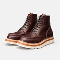 The Ashford — Hand-Lasted Moc Toe Boot - Saddle Tan