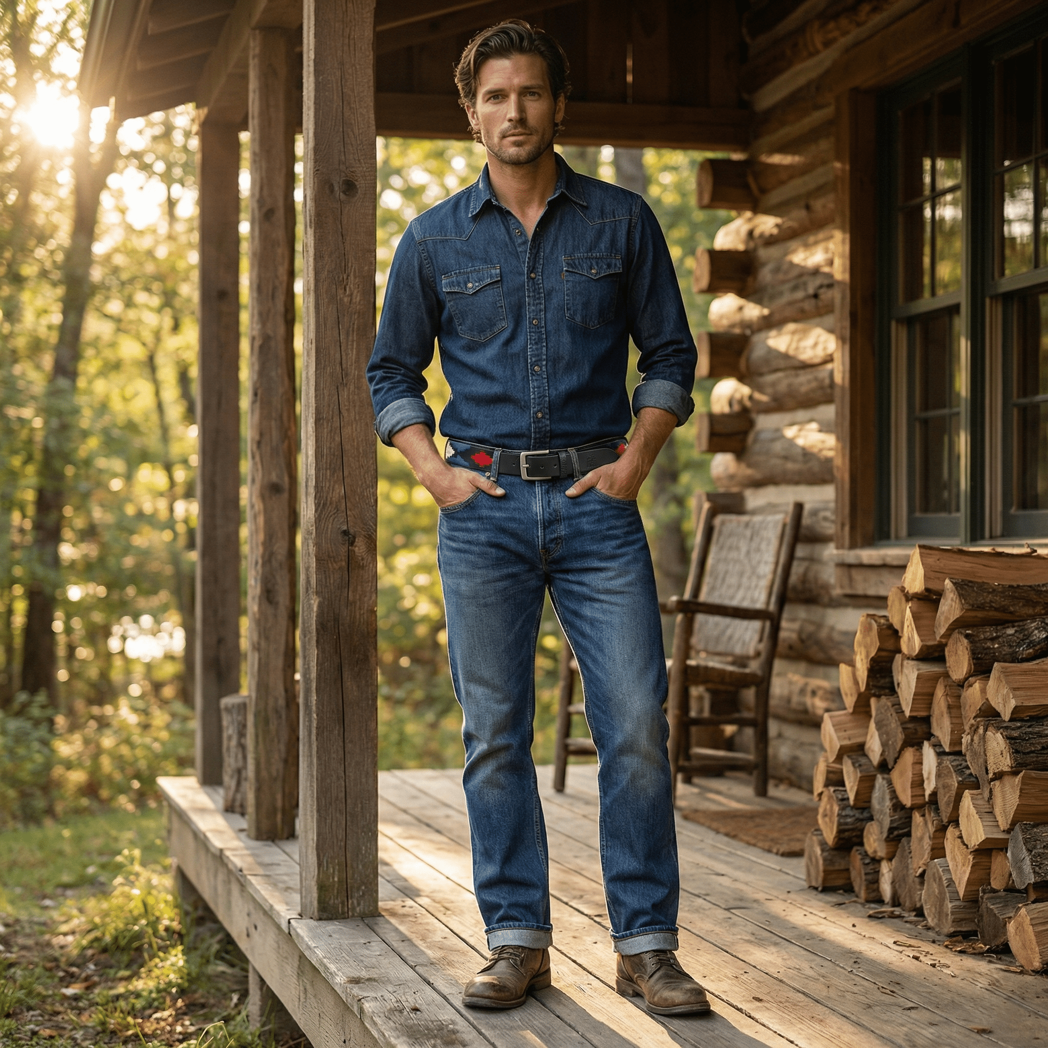 Highland Crest Handcrafted Polo Belt – Genuine Leather