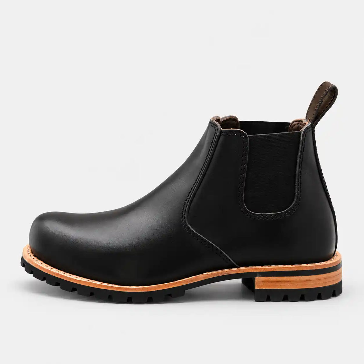 The Rowan — Handcrafted Chelsea Boot - Black
