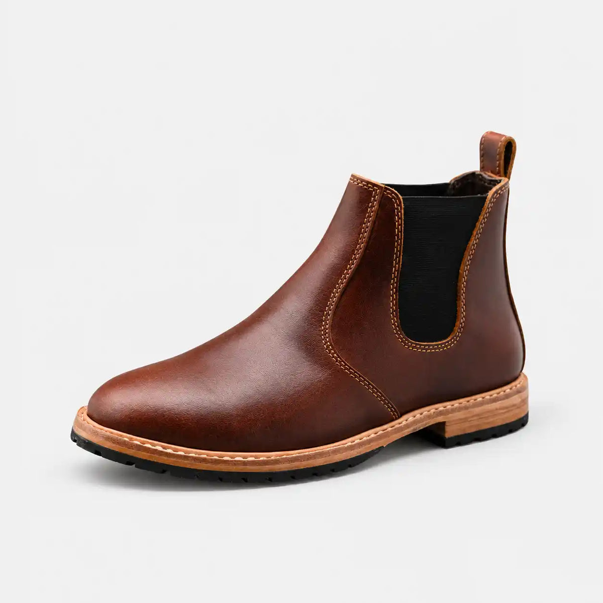 The Ellery — Bespoke Chelsea Boot - Saddle Tan