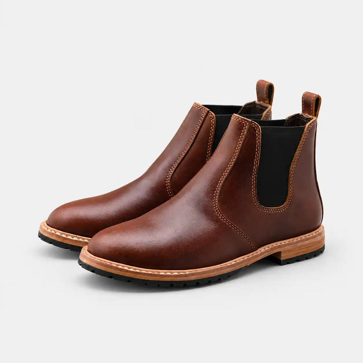 The Ellery — Bespoke Chelsea Boot - Saddle Tan