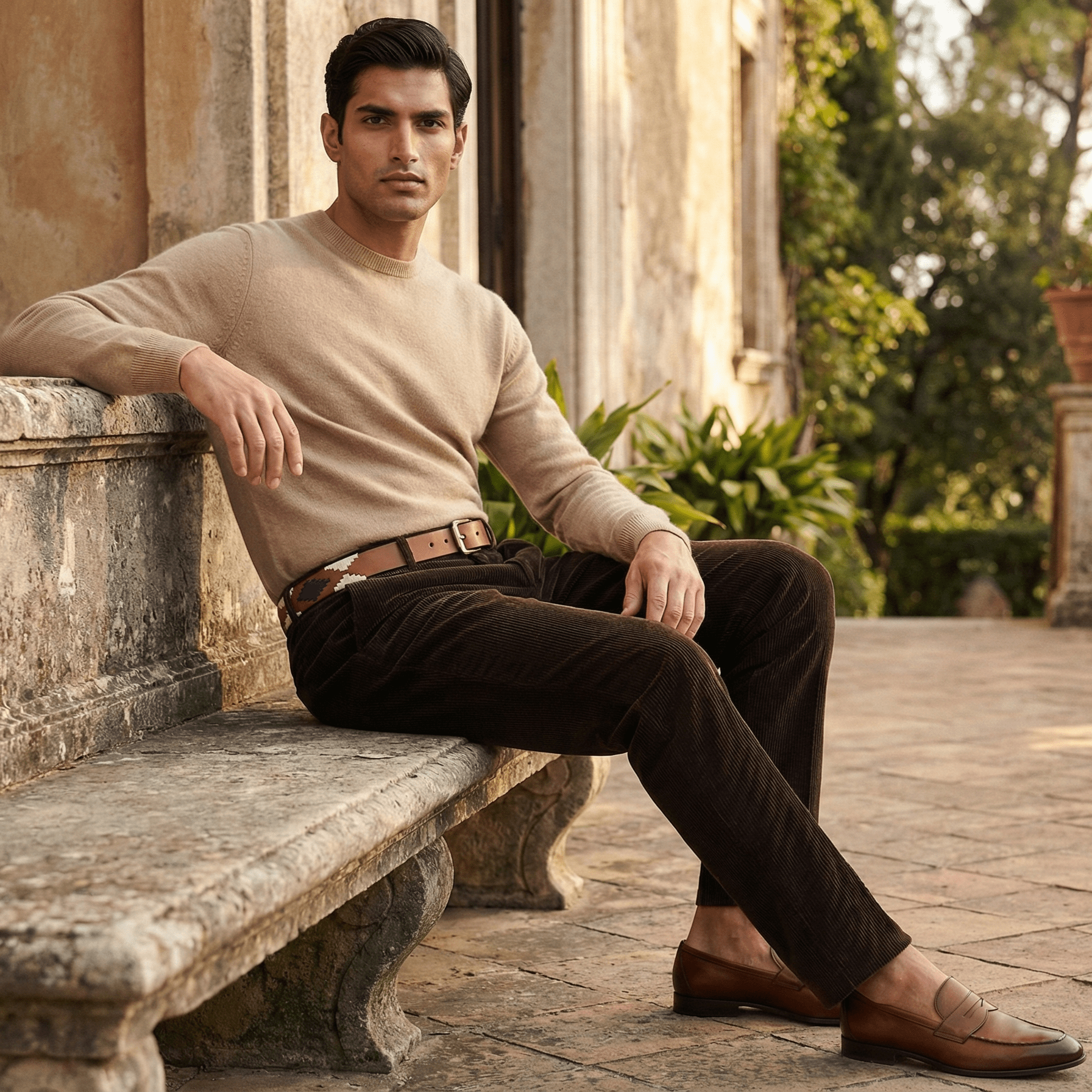 Amber Ridge Handcrafted Polo Belt – Genuine Leather