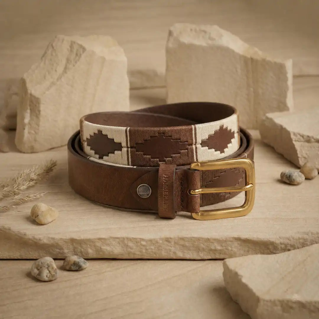 Classic Argentine Handcrafted Polo Belt – Genuine Leather