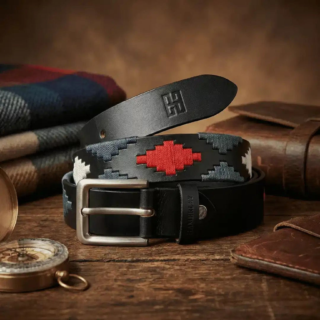 Highland Crest Handcrafted Polo Belt – Genuine Leather