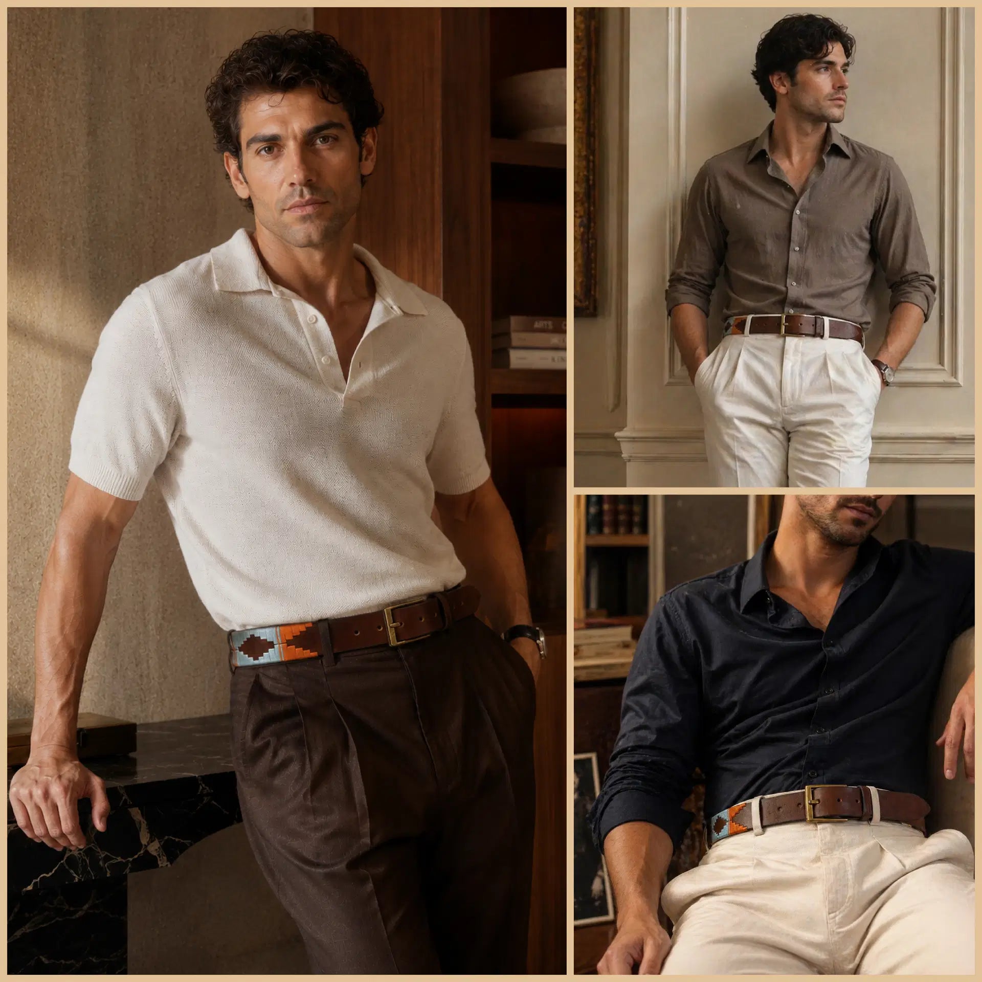 Pampa Horizon polo belt by Hamerley – luxury leather polo belt India, collection grid view