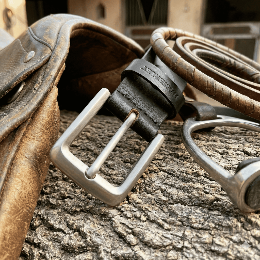 Highland Crest Handcrafted Polo Belt – Genuine Leather