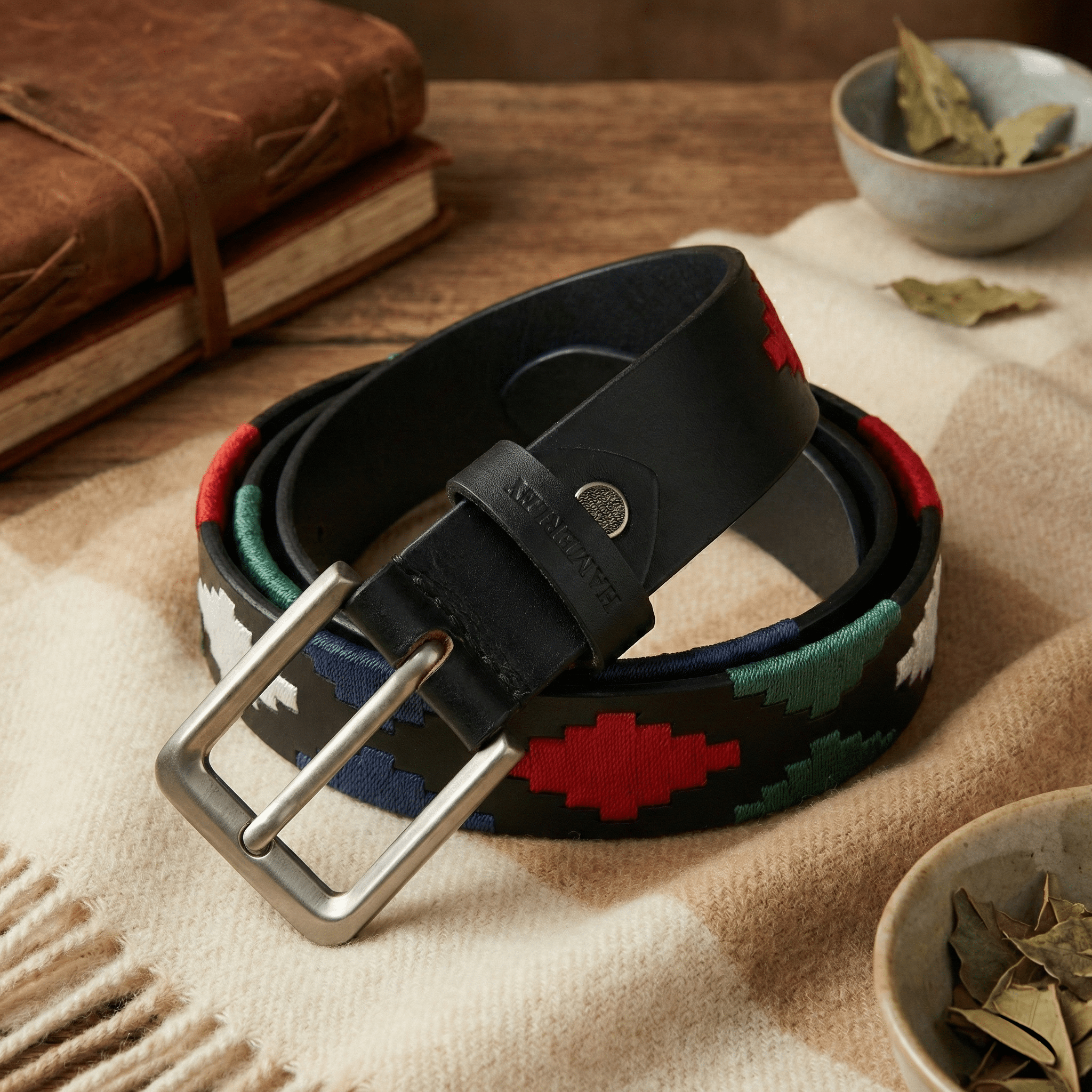 Highland Crest Handcrafted Polo Belt – Genuine Leather