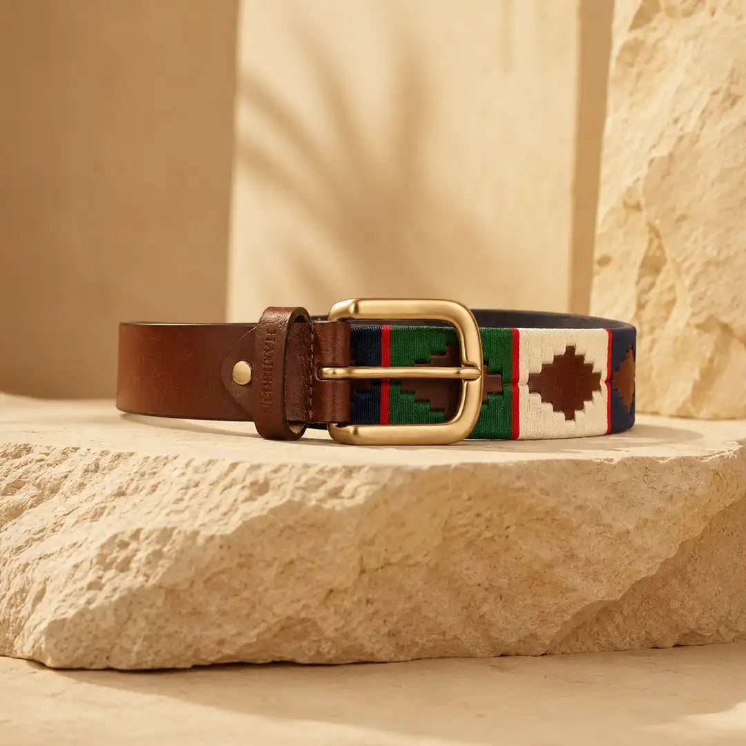 Verde Sierra Handcrafted Polo Belt – Genuine Leather