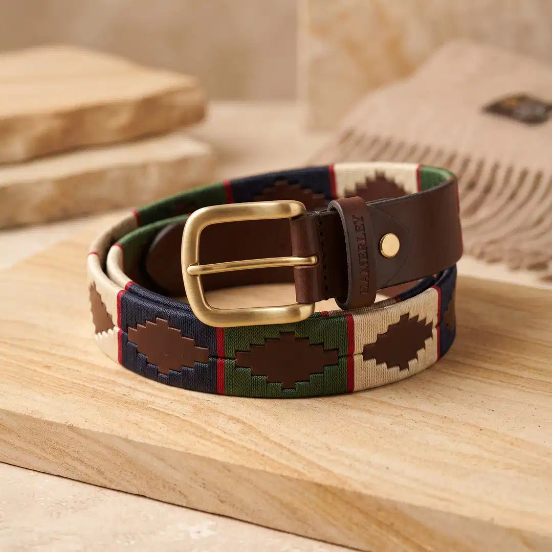 Verde Sierra Handcrafted Polo Belt – Genuine Leather