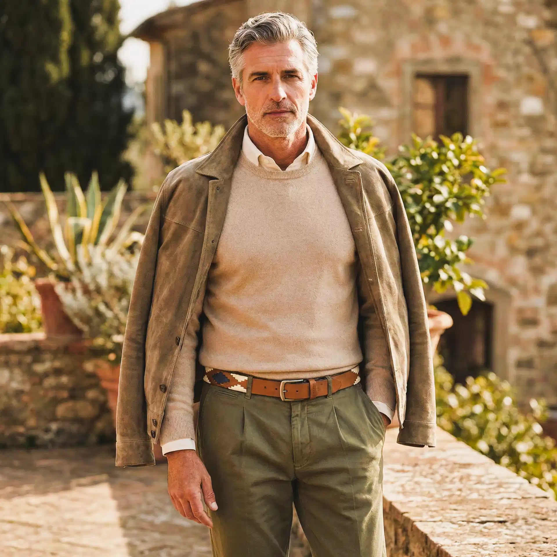 Amber Ridge Handcrafted Polo Belt – Genuine Leather